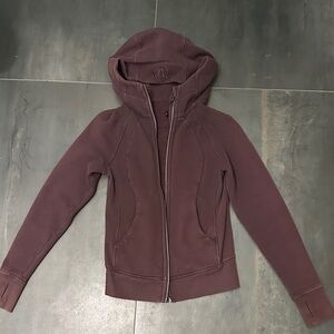 Lululemon athletica Women's Hooded Jacket in Plum/brown size 2